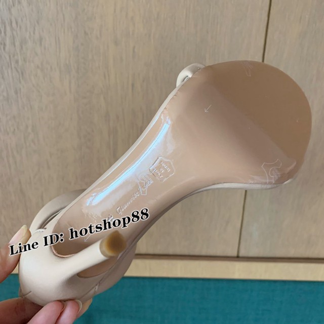 Gianvito Rossi專櫃款一字帶涼鞋 定制羊皮女士拖鞋 dx3598